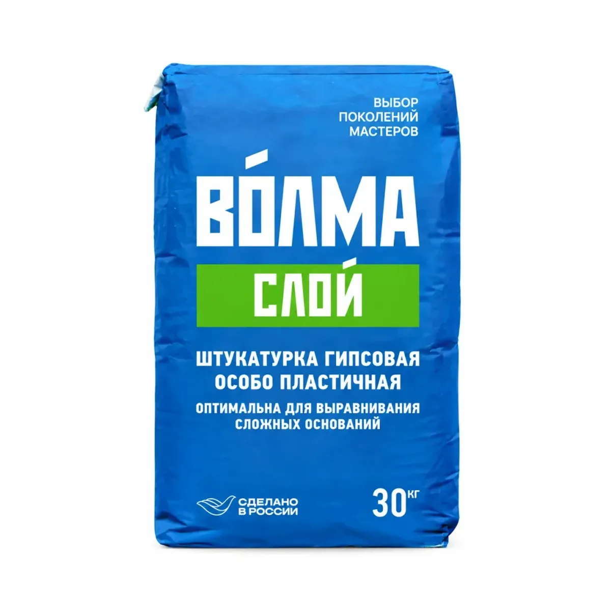 Штукатурка гипсовая ВОЛМА Слой Бел. 30 кг
