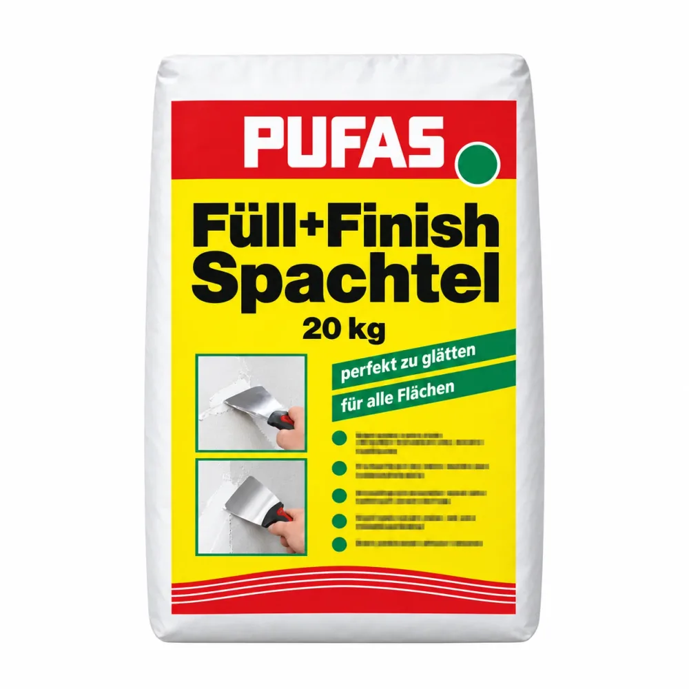 Шпаклевка гипсовая финишная, заполняющая Full+Finish Pufas / Пуфас 20 кг