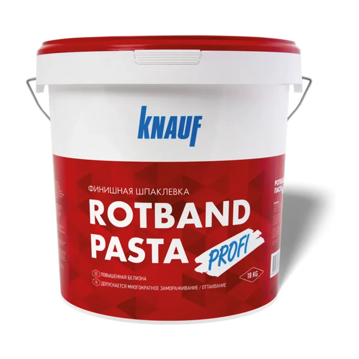Шпаклевка готовая финишная Knauf Ротбанд паста Профи 18 кг
