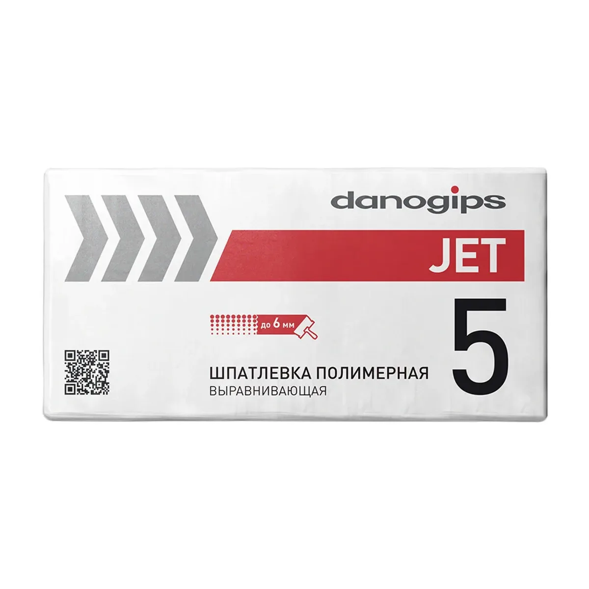Шпаклевка полимерная Danogips Dano Jet 5 выравнивающая 25 кг