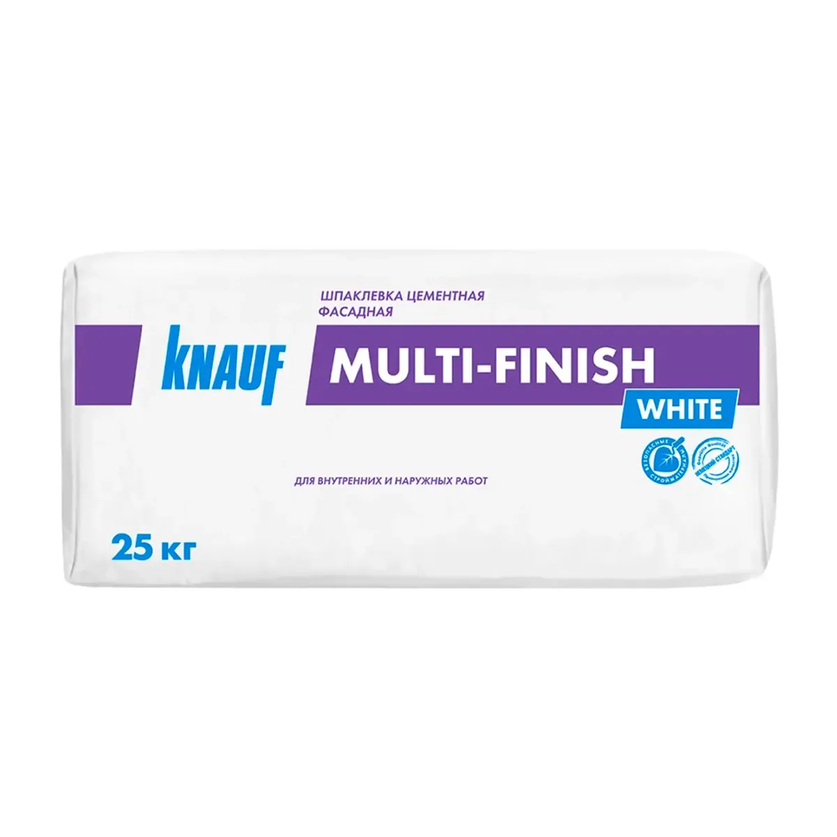 Шпаклевка цементная Knauf Мультифиниш фасадная 25 кг