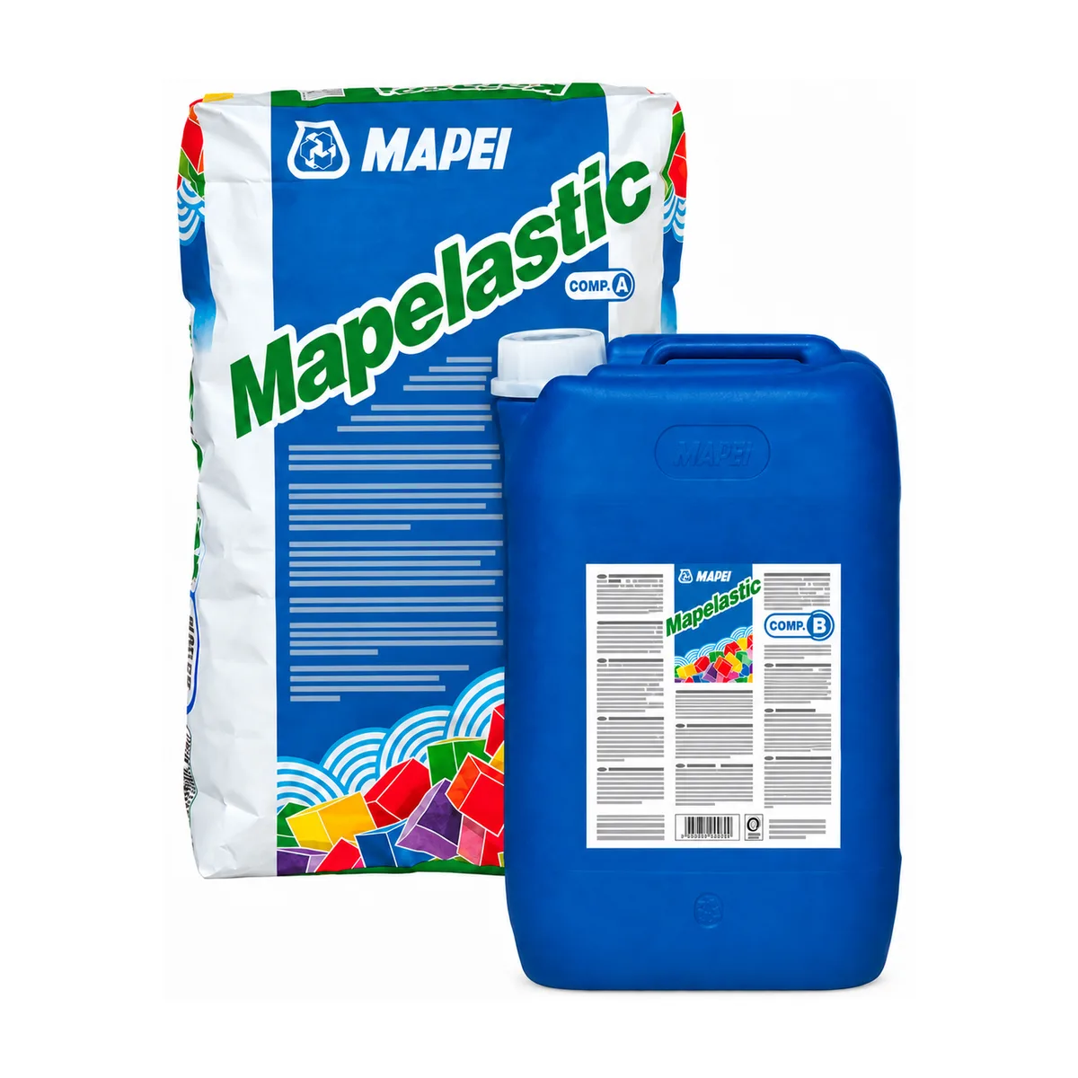 Гидроизоляция Mapei Mapelastic двухкомп. компл. (А+Б) 32 кг