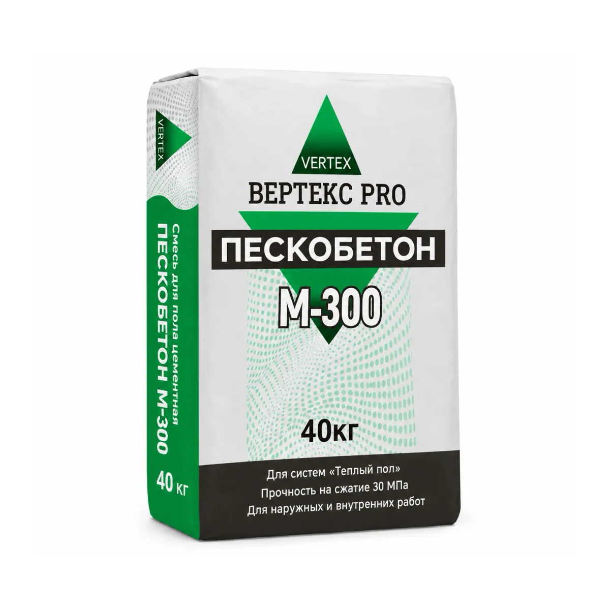 Пескобетон VERTEX М-300 ГОСТ 40 кг