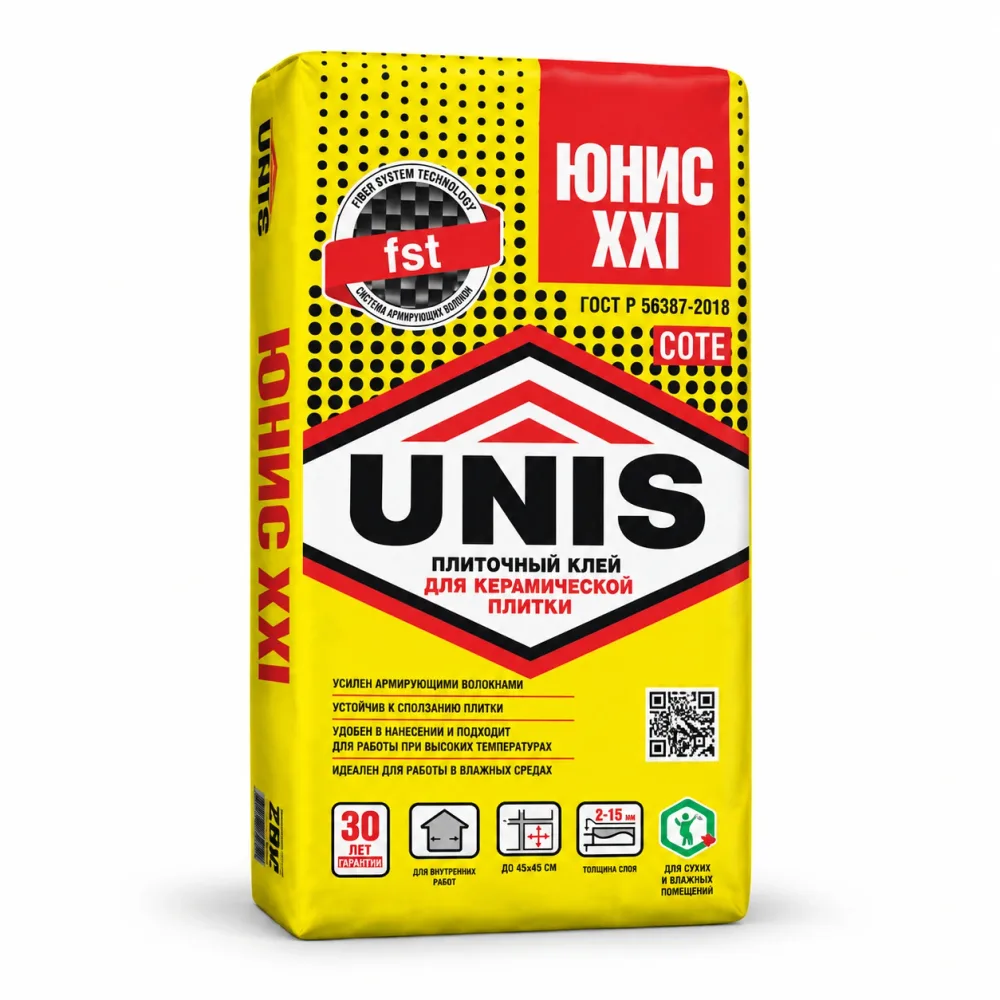 Клей для плитки Unis XXI 25 кг