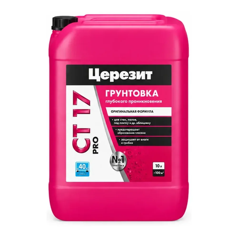 Грунтовка Ceresit CT-17 PRO, 10л